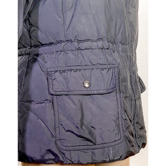 Marc New York Down Feather 8 Pockets Black Zip High Collar Puffer Coat - Picture 5 of 11